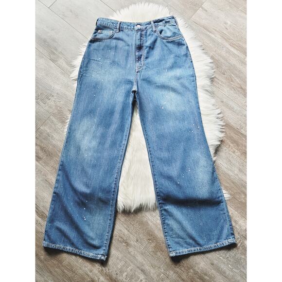 NWT Pilcro Annie Wide-Leg Jeans - 30 Waist - Picture 5 of 11